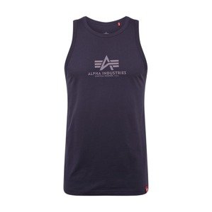 ALPHA INDUSTRIES Tričko  tmavomodrá / sivá