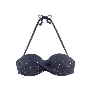 LASCANA Bikinový top 'Sparkel'  námornícka modrá