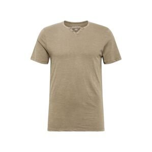 JACK & JONES Tričko 'JJESPLIT'  kaki