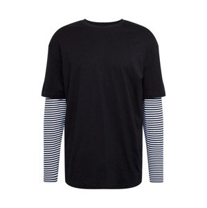Urban Classics Tričko  čierna / biela