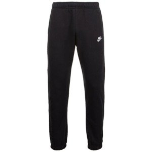 Nike Sportswear Nohavice 'Club Fleece'  čierna / biela