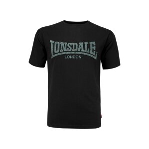 LONSDALE Tričko 'Kai'  sivá / čierna