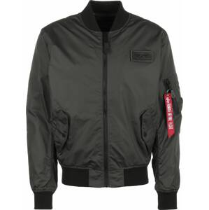 ALPHA INDUSTRIES Prechodná bunda  antracitová / červená / čierna / biela