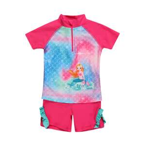 PLAYSHOES Ochrana proti UV žiareniu 'Schwimmshirt + Badehose'  zmiešané farby / ružová