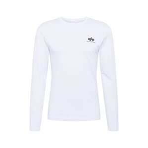 ALPHA INDUSTRIES Tričko  čierna / biela