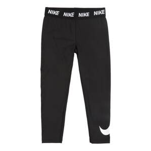 Nike Sportswear Športové nohavice  čierna / biela
