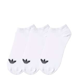 ADIDAS ORIGINALS Ponožky 'Trefoil Liner'  čierna / biela