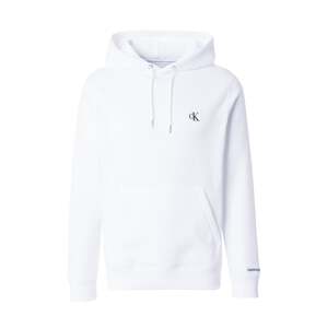 Calvin Klein Jeans Mikina 'Essential'  čierna / biela
