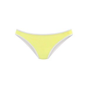 VENICE BEACH Bikinové nohavičky  žltá / biela