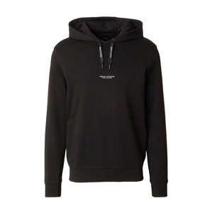 ARMANI EXCHANGE Mikina  čierna / biela