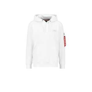 ALPHA INDUSTRIES Mikina  čierna / biela