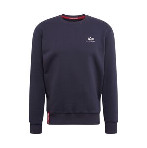 ALPHA INDUSTRIES Mikina  námornícka modrá / biela