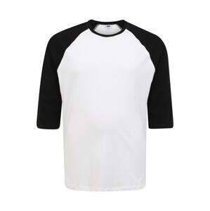 Urban Classics Tričko  čierna / biela