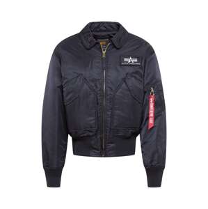 ALPHA INDUSTRIES Prechodná bunda  červená / čierna / biela