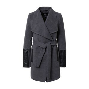VERO MODA Prechodná bunda  tmavosivá / čierna