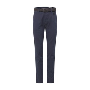 TOM TAILOR DENIM Chino nohavice  námornícka modrá