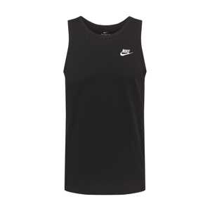 Nike Sportswear Tričko  čierna / biela