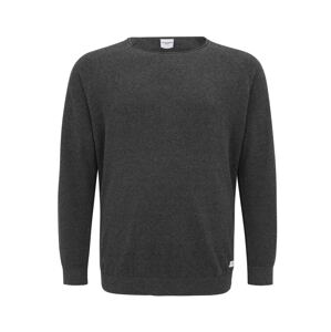 Jack & Jones Plus Sveter 'JJEHILL'  tmavosivá