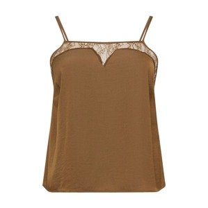 ABOUT YOU Curvy Top 'Kiara'  hnedá
