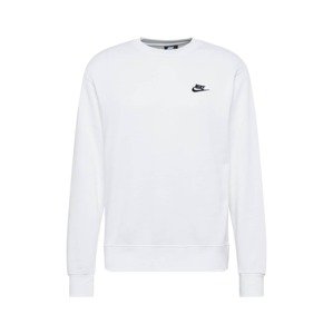 Nike Sportswear Mikina 'Club Fleece'  čierna / biela