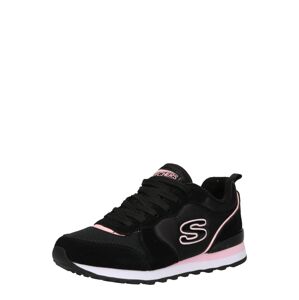 SKECHERS Nízke tenisky  ružová / čierna