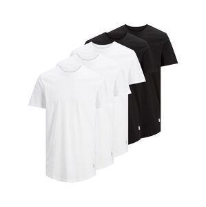 JACK & JONES Tričko 'Noa'  čierna / biela