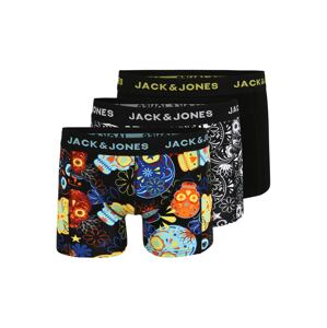 JACK & JONES Boxerky  svetlomodrá / žltá / oranžová / čierna