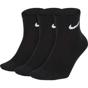 NIKE Športové ponožky  čierna / biela