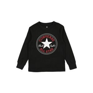 CONVERSE Tričko  červená / čierna / biela