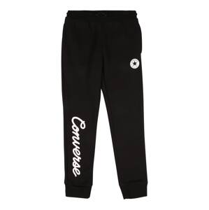CONVERSE Nohavice  čierna / biela