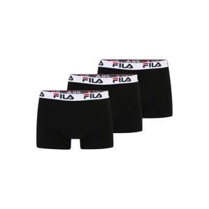 FILA Boxerky  červená / čierna / biela