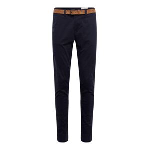 TOM TAILOR DENIM Chino nohavice  tmavomodrá