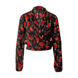 Dorothy Perkins Blúzka  červená / čierna