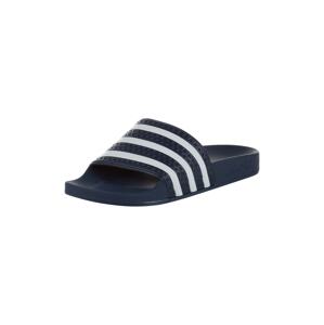 ADIDAS ORIGINALS Šľapky 'Adilette'  námornícka modrá / tmavomodrá / biela