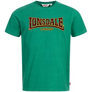 LONSDALE Tričko 'CLASSIC'  žltá / zelená / červená