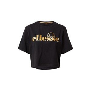 ELLESSE Tričko 'Presepe'  zlatá / čierna