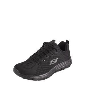 SKECHERS Nízke tenisky 'Graceful Get Connected'  sivá / čierna