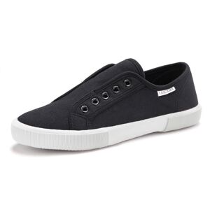 LASCANA Slip-on obuv  čierna