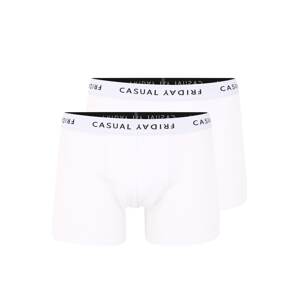 Casual Friday Boxerky 'Norh'  čierna / biela