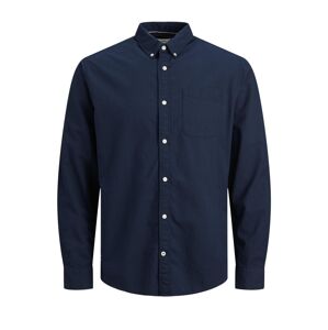 JACK & JONES Košeľa 'JJEOxford'  námornícka modrá