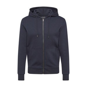 JACK & JONES Tepláková bunda  námornícka modrá