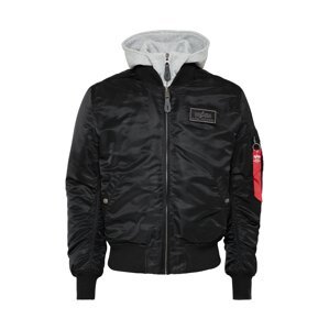 ALPHA INDUSTRIES Prechodná bunda 'MA-1 D-Tec'  červená / čierna