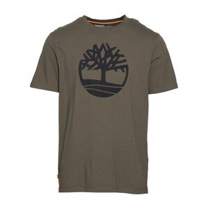 TIMBERLAND Tričko 'Kennebec River'  tmavozelená / čierna