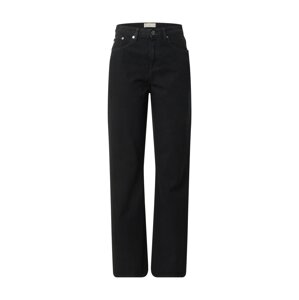 MUD Jeans Džínsy 'Rose'  čierny denim / biela
