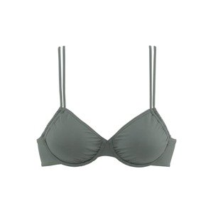 LASCANA Bikinový top  olivová