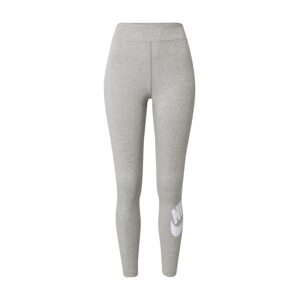 Nike Sportswear Legíny 'Essential'  sivá melírovaná / biela