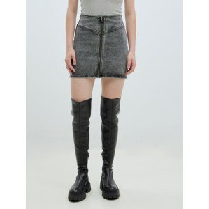 EDITED Sukňa 'Sadie'  čierny denim