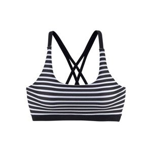 VENICE BEACH Bikinový top  čierna / biela
