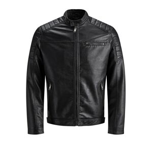 JACK & JONES Prechodná bunda 'Rocky'  čierna