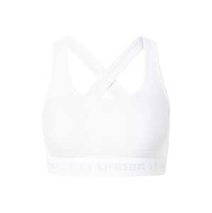 UNDER ARMOUR Športová podprsenka  sivá / biela
